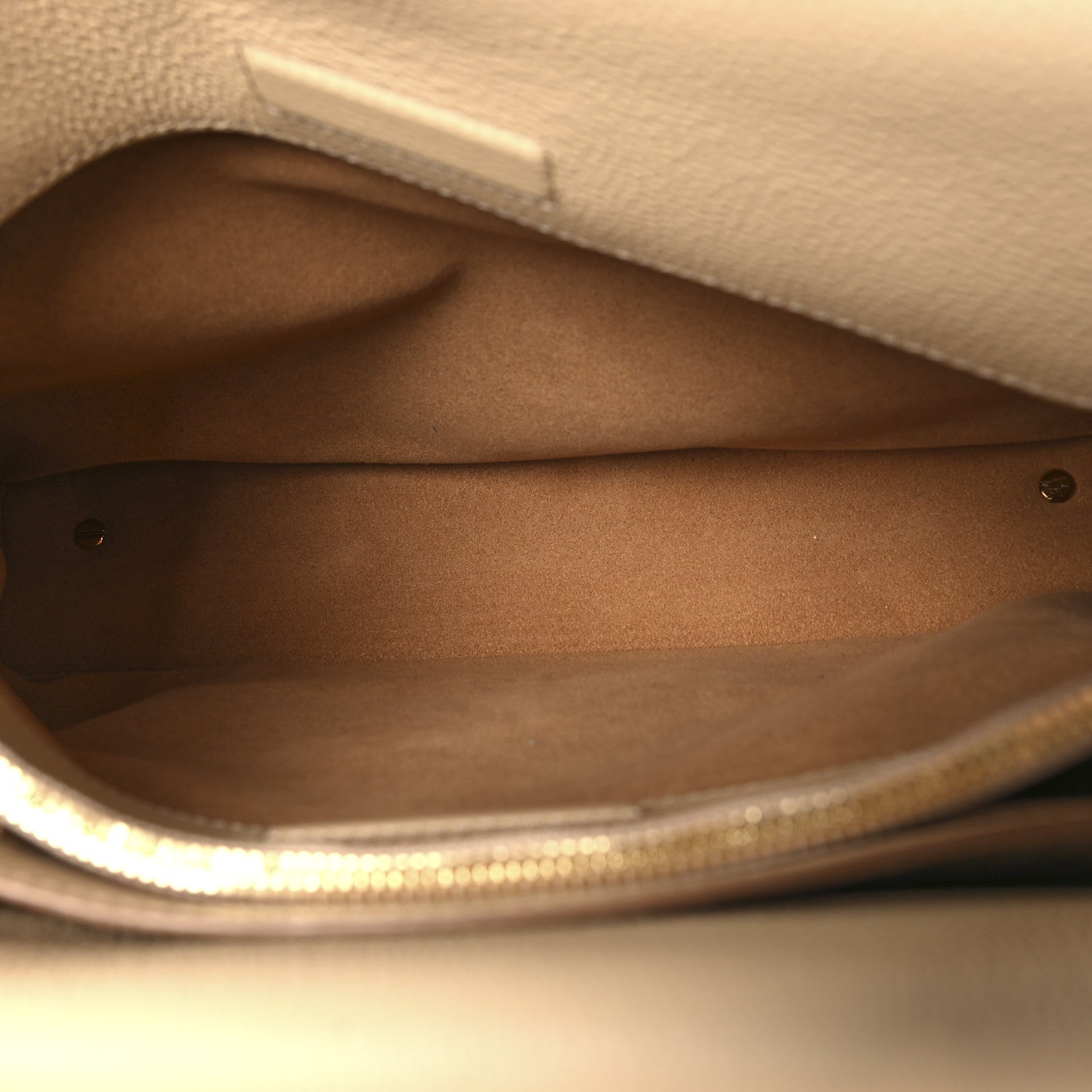 MCM Grained Calfskin Studded Medium Milla Tote Beige 6 of 14