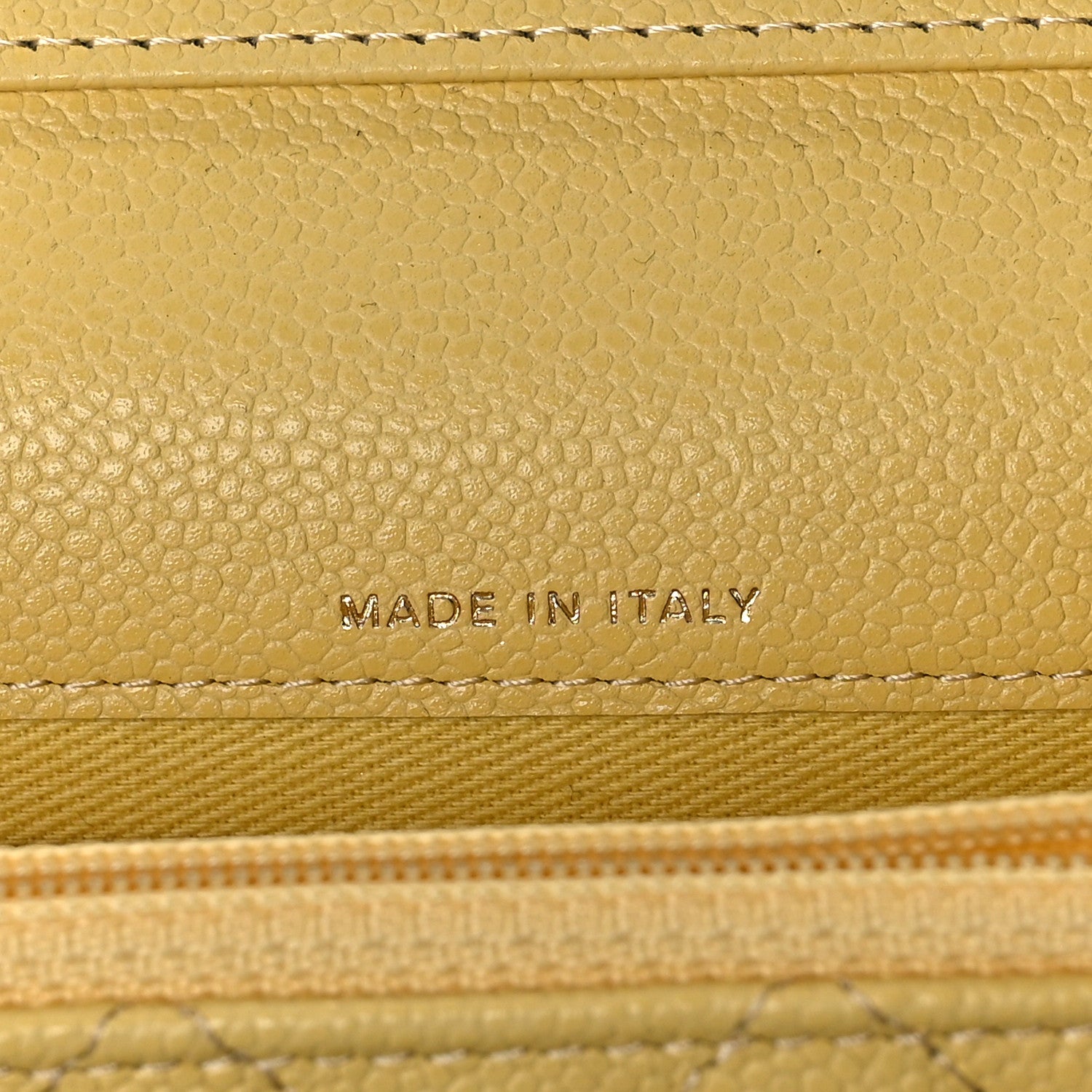 Chanel Caviar Quilted Business Affinity Clutch With Chain Flap Yellow 7 of 11