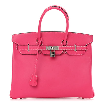 Hermes Epsom Birkin 35 Rose Tyrien 1 of 14