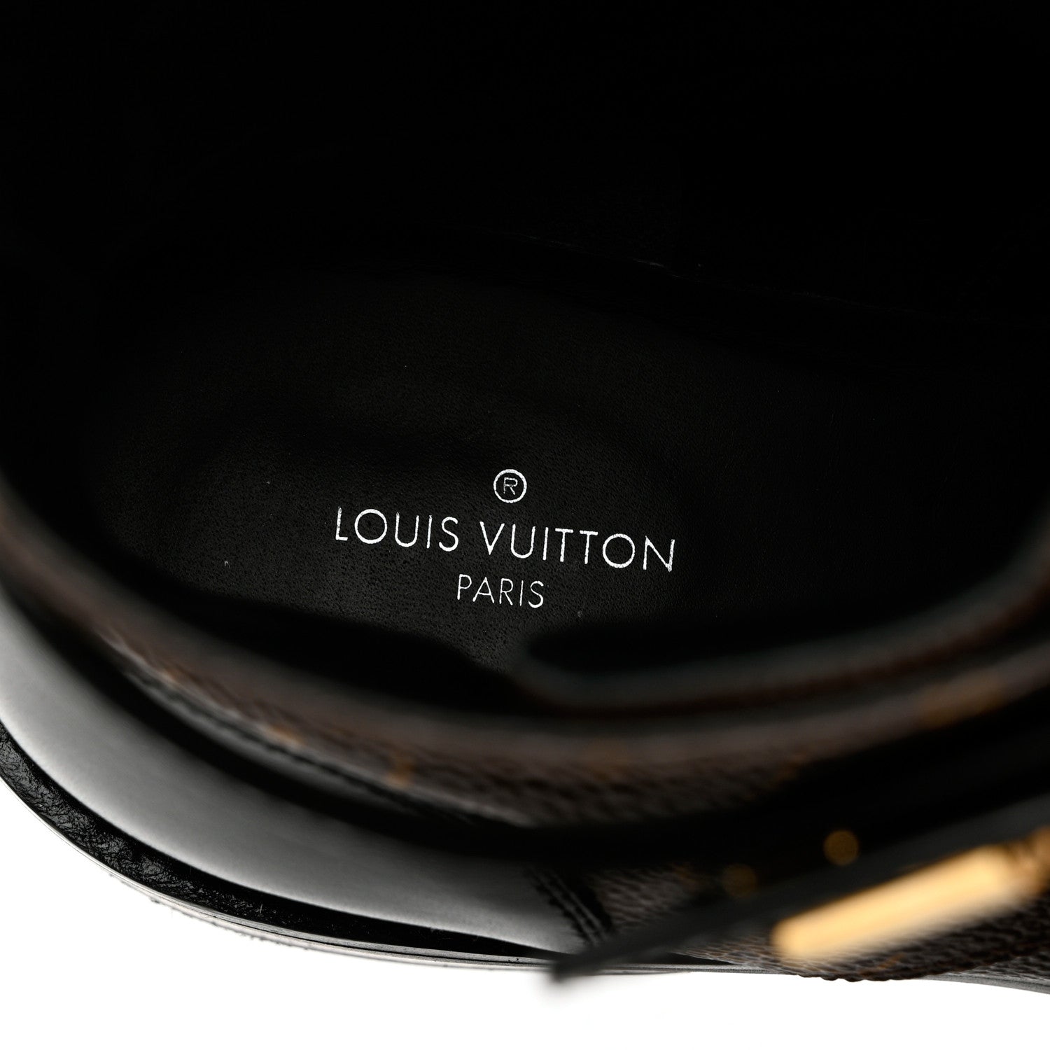 Louis Vuitton Calfskin Monogram Wonderland Flat Ranger Boots 37 Black 7 of 14