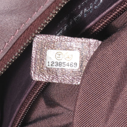 Chanel Metallic Aged Calfskin Quilted Medium Reissue Camera Case Pink 8 of 8