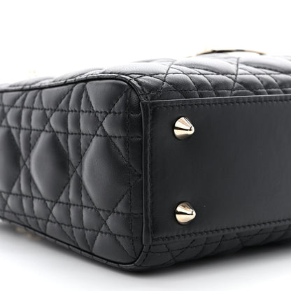 Christian Dior Lambskin Cannage Small My ABCDior Lady Dior Black 9 of 12