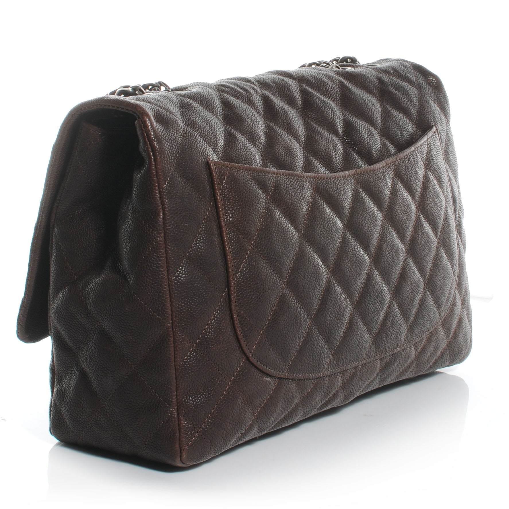 Chanel Washed Caviar 2.55 Reissue 227 Flap Dark Brown 3 of 7