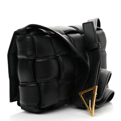 Bottega Veneta Nappa Maxi Intreccio Padded Cassette Crossbody Bag Black 3 of 8
