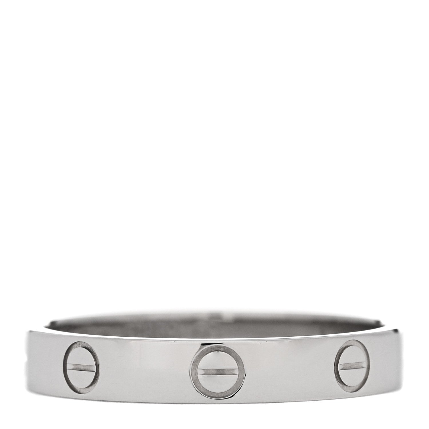 Cartier Platinum 3.5mm LOVE Wedding Band Ring 60 9 1 of 4