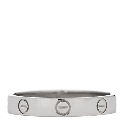 Cartier Platinum 3.5mm LOVE Wedding Band Ring 60 9 1 of 4