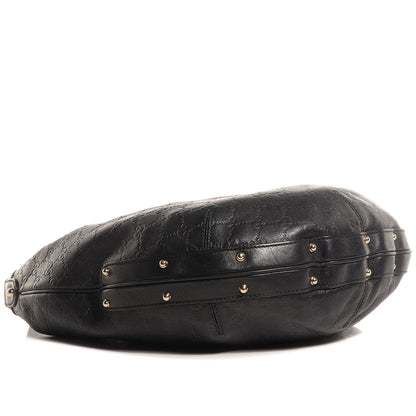 Gucci Guccissima Biba Hobo Black 4 of 7