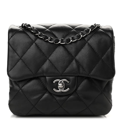 Chanel Lambskin Quilted Mini Chanel 3 Flap Black 1 of 11