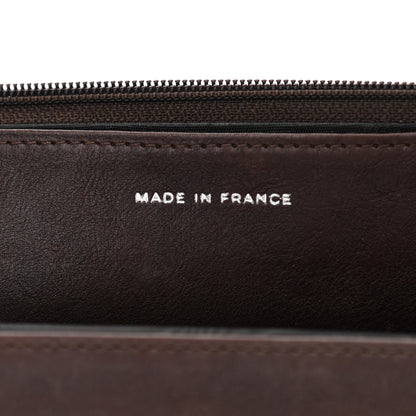 Chanel Caviar Timeless CC Wallet On Chain WOC Dark Brown 6 of 11