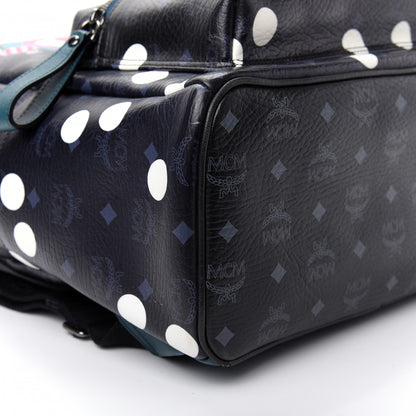 MCM Wrinkled Visetos Small Craig & Karl Beyond Snowdome Backpack Black 5 of 8