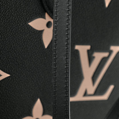 Louis Vuitton Empreinte Monogram Giant Onthego MM Black Beige 12 of 12