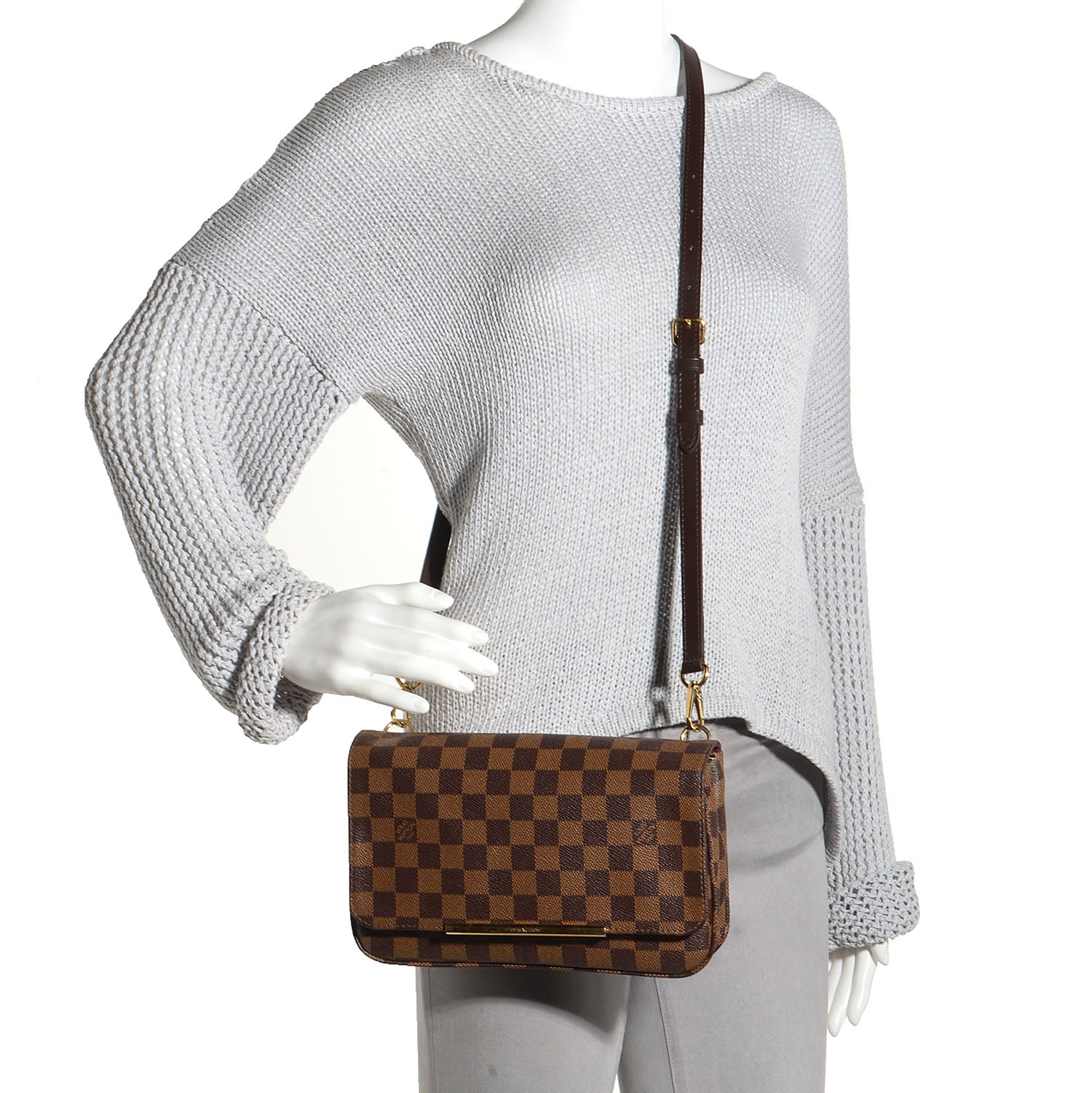 Louis Vuitton Damier Ebene Hoxton PM 2 of 7
