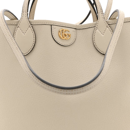 Gucci Textured Dollar Calfskin Medium Ophidia Shoulder Tote Bag  Mystic White 9 of 11