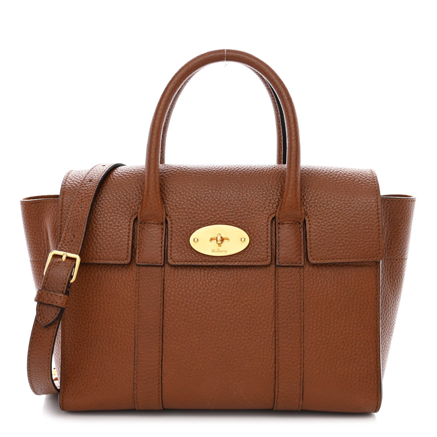 Mulberry Classic Grain Small New Bayswater Oak 1 of 10