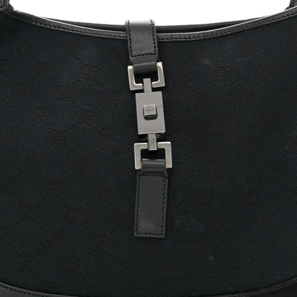 Gucci Monogram Jackie O Hobo Black 8 of 13