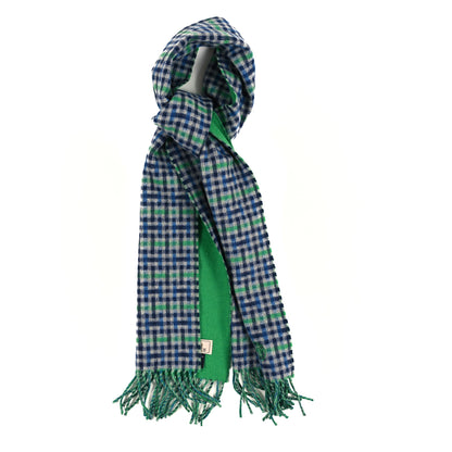 Hermes Cashmere H Ecossais Recto Verso Muffler 1 of 3