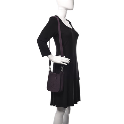 Hermes Taurillon Clemence Evelyne TPM Raisin 2 of 10