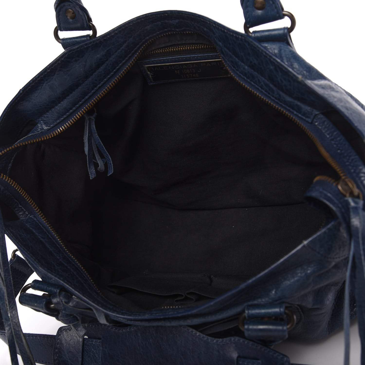 Balenciaga Agneau Classic Hardware City Bleu Mineral 5 of 9