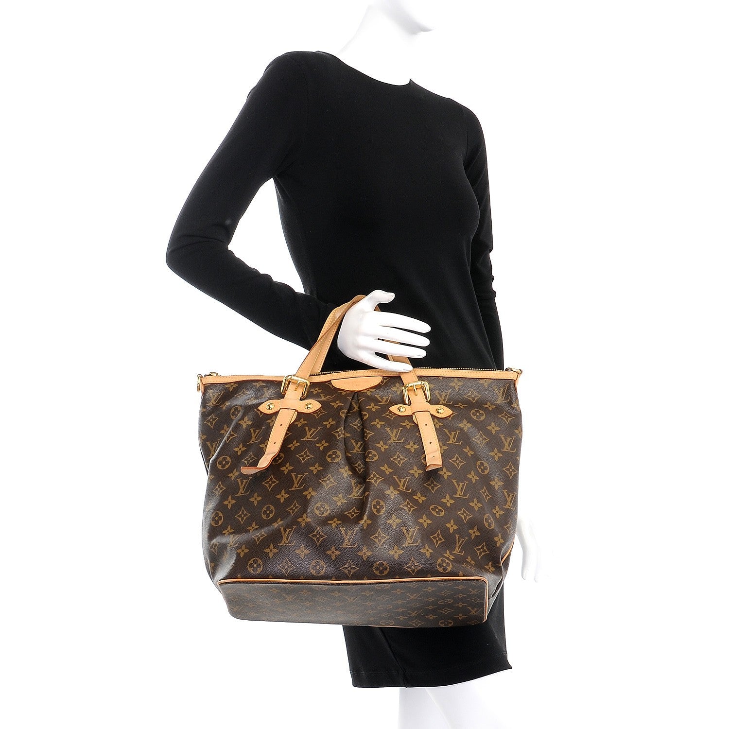 Louis Vuitton Monogram Palermo GM 3 of 14