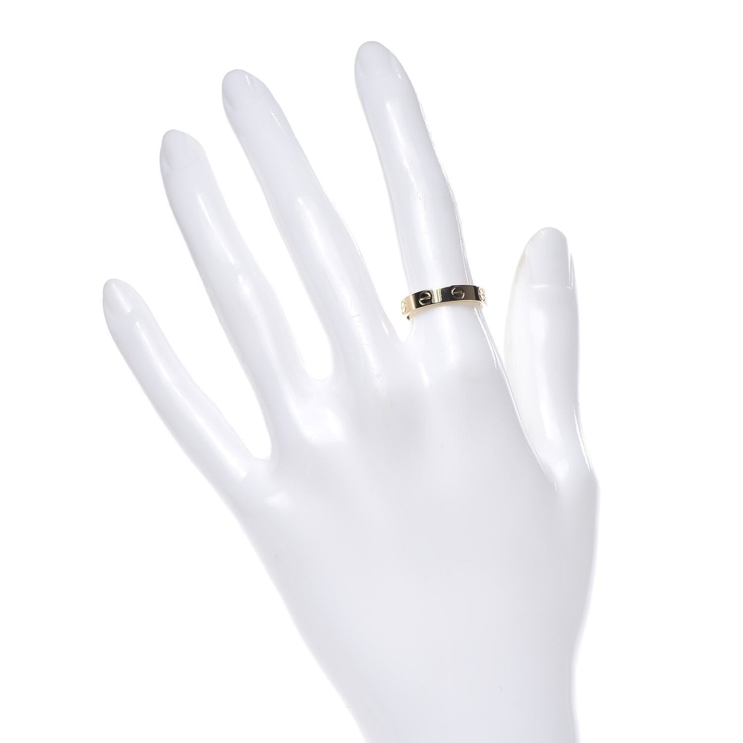 18K Yellow Gold 3.5mm LOVE Wedding Band Ring 51 5.75