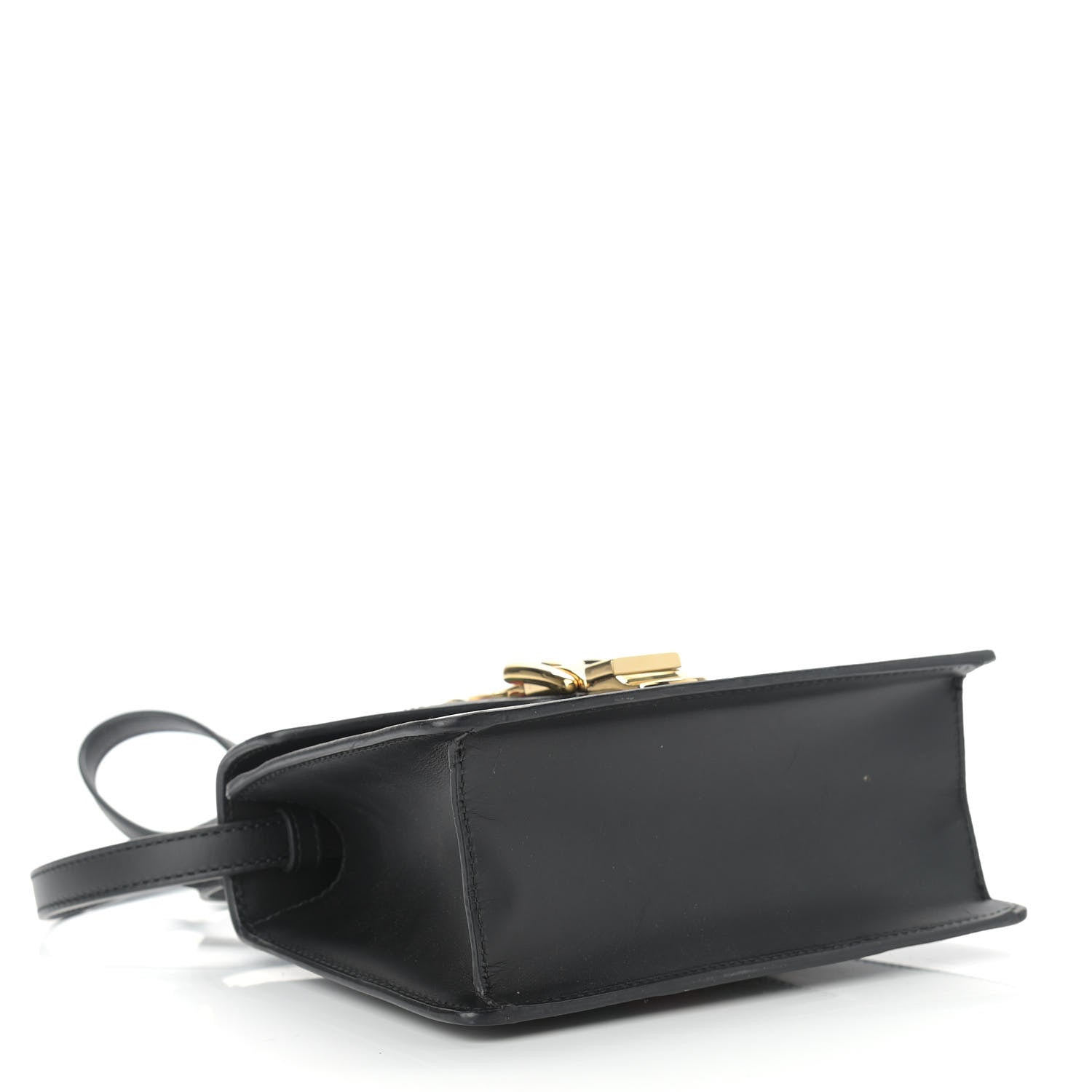 Gucci Calfskin Mini Sylvie Top Handle Bag Black 4 of 13