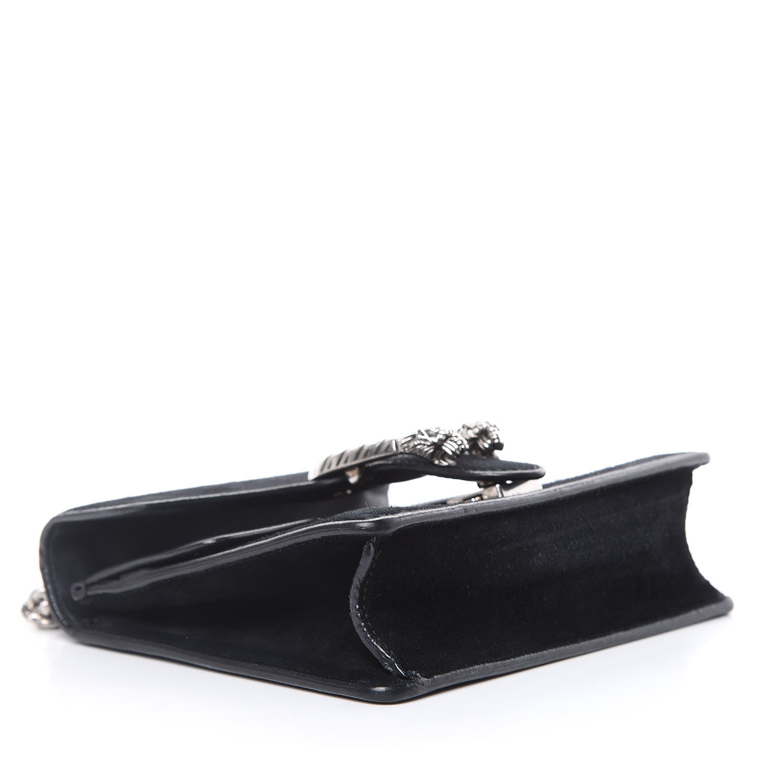 Gucci Suede Mini Dionysus Shoulder Bag Black 4 of 21