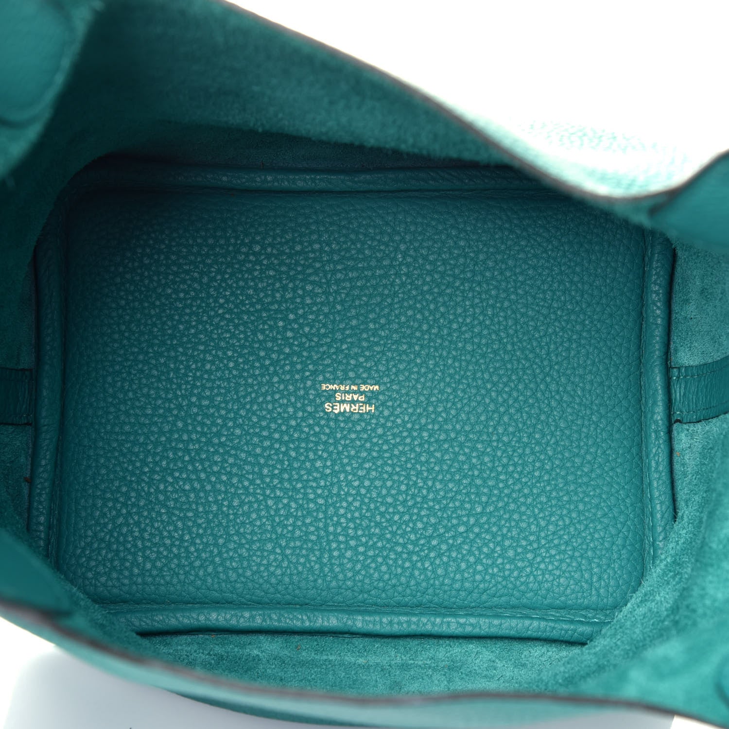 Hermes Taurillon Clemence Picotin Lock 18 PM Bleu Paon 5 of 8