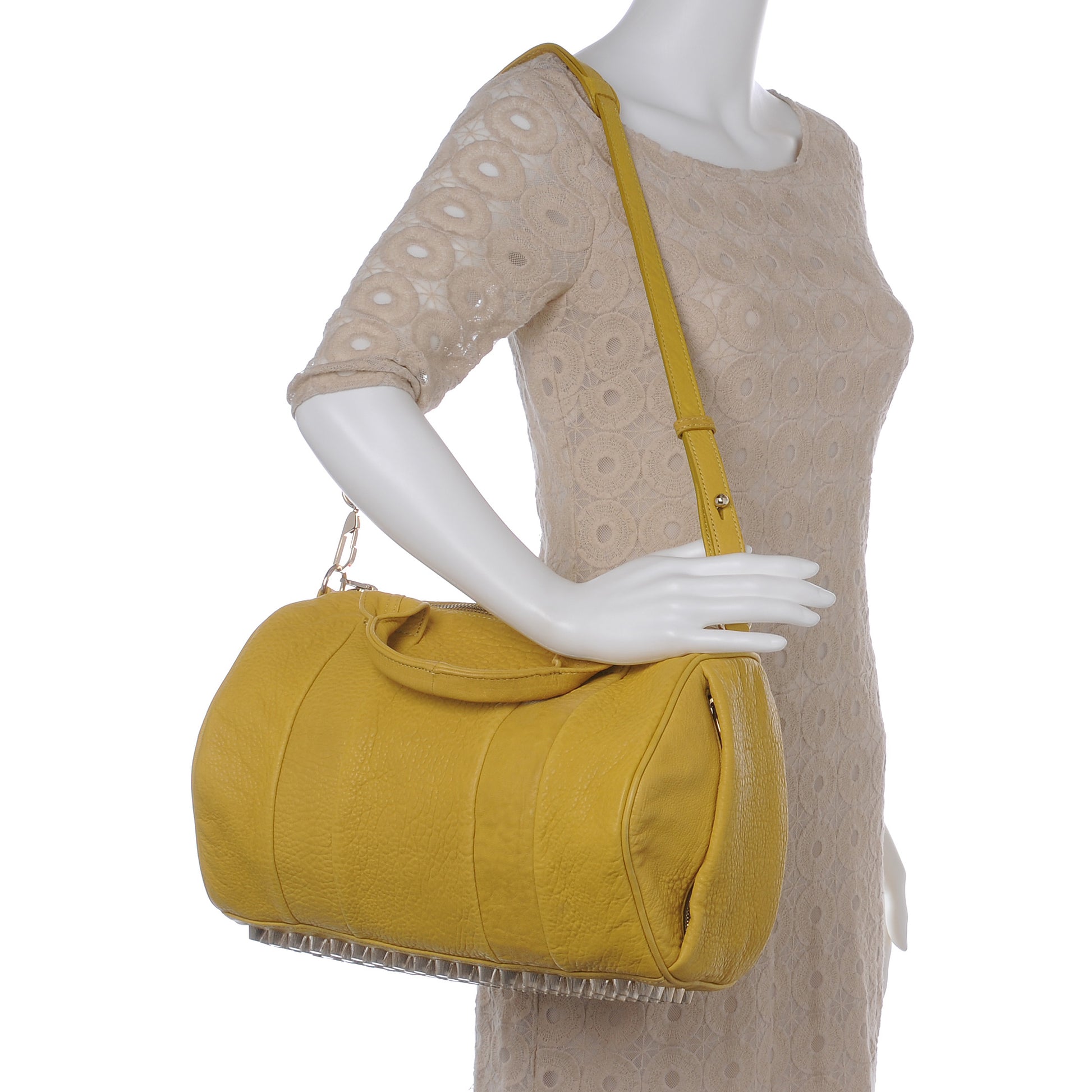 Alexander Wang Leather Rocco Yellow 2 of 4