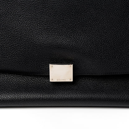 Celine Drummed Calfskin Suede Medium Trapeze Black 13 of 13