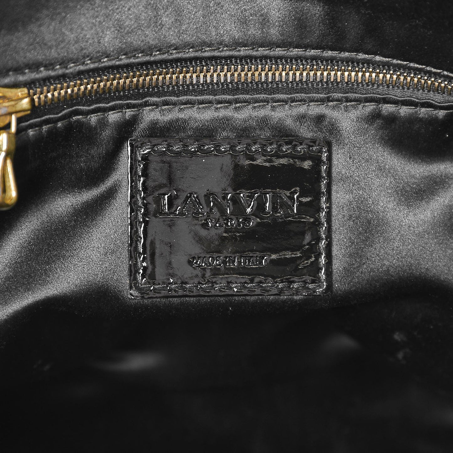 Crackled Metallic Lame Quilted Happy Partage Bag Silver