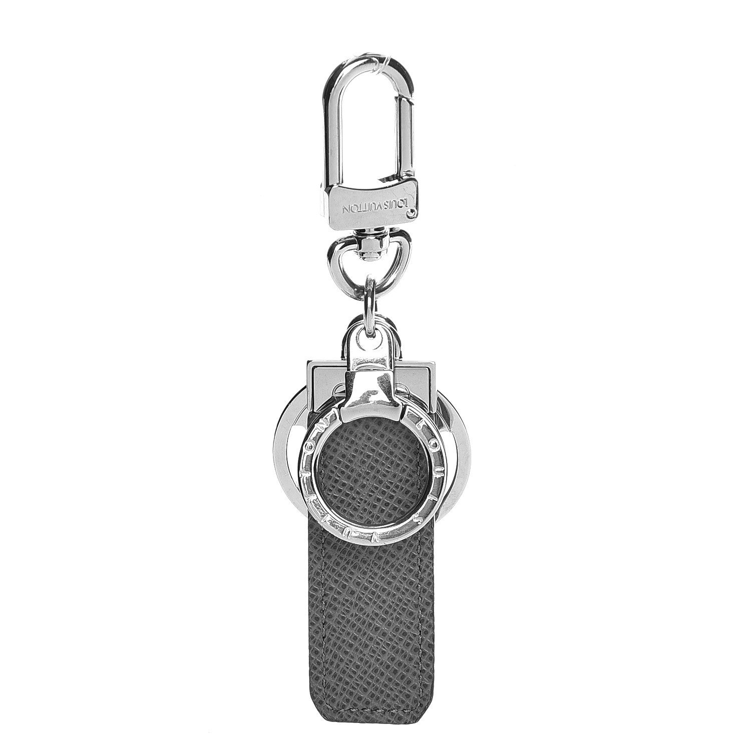 Louis Vuitton Taiga Calfskin LV Club Key Holder Glacier 1 of 4