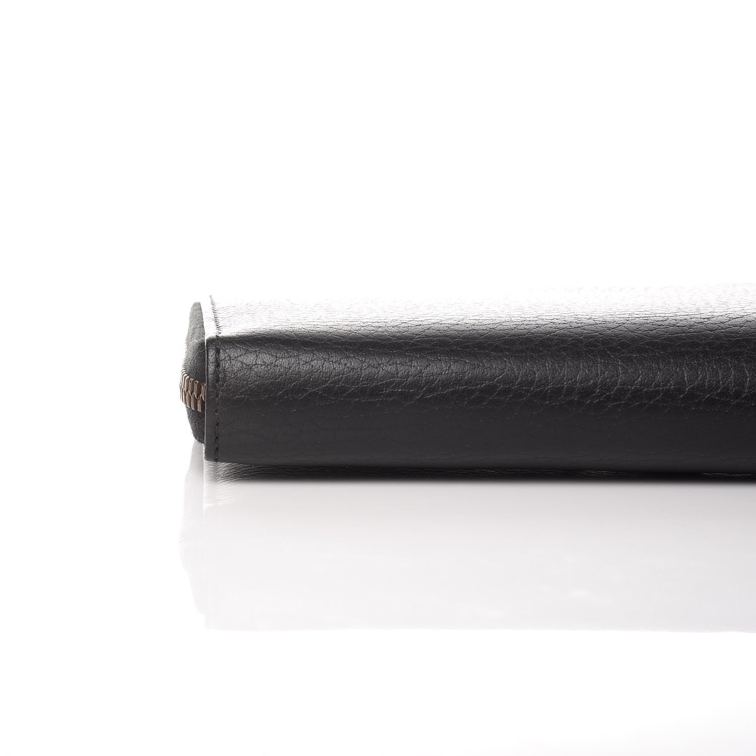 Gucci Calfskin Butterfly Zip Around Wallet Black 7 of 11