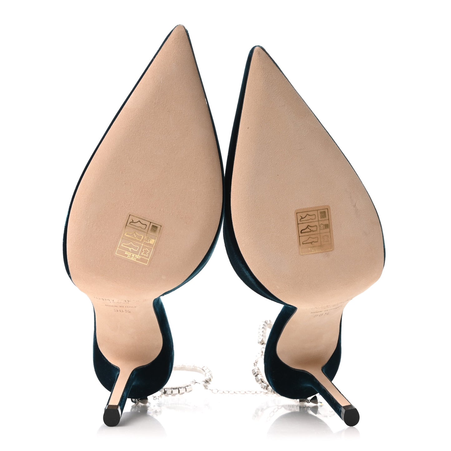 Velvet Crystal Saeda 100 Pumps 38.5 Dragonfly