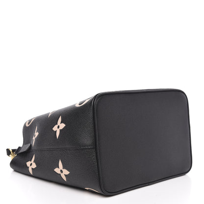 Louis Vuitton Empreinte Monogram Giant Neonoe MM Black Beige 4 of 11