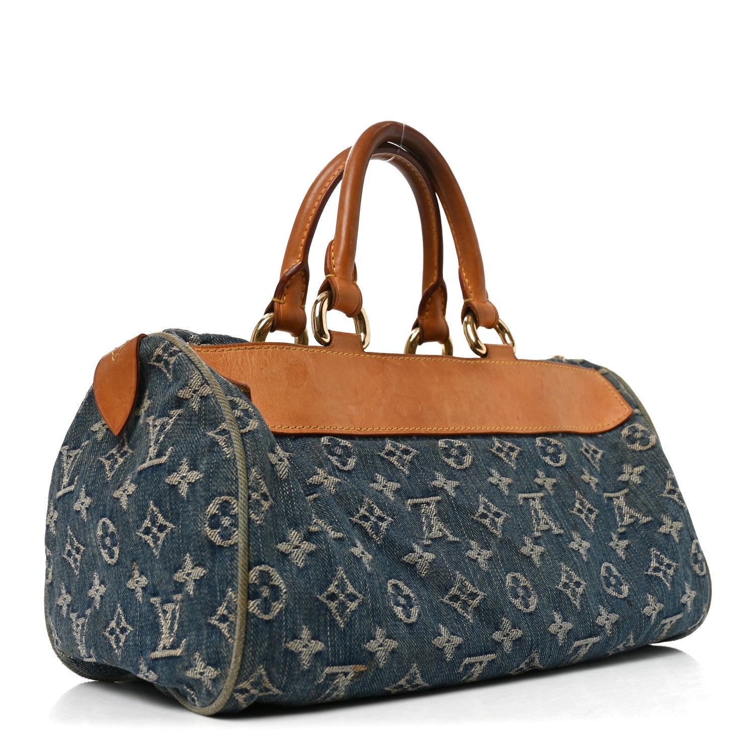 Louis Vuitton Monogram Denim Neo Speedy Blue 3 of 12
