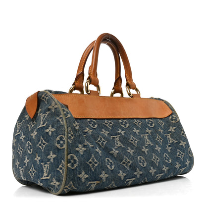 Louis Vuitton Monogram Denim Neo Speedy Blue 3 of 12