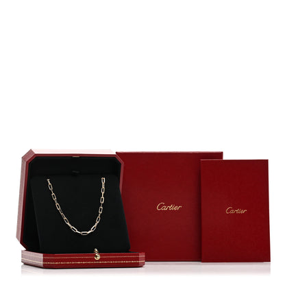 Cartier 18K Yellow Gold SM Santos De Cartier Link Necklace 5 of 5