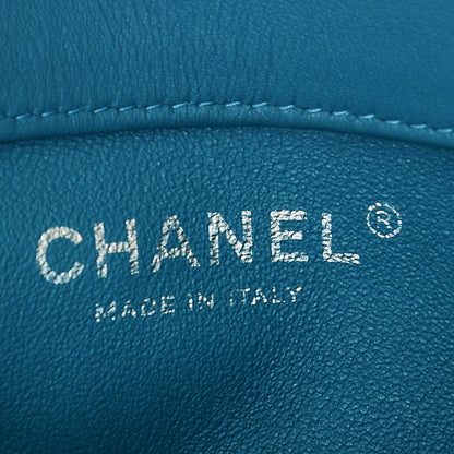 Chanel Patent Quilted Extra Mini Flap Blue 6 of 7