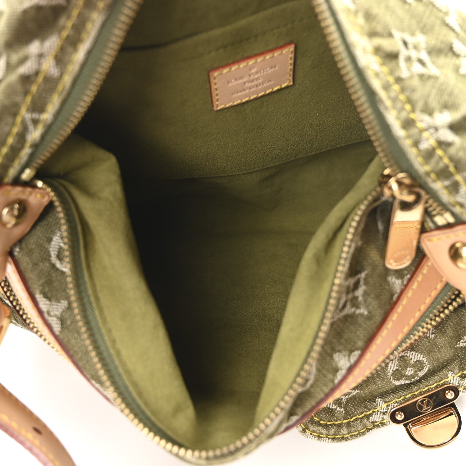 Louis Vuitton Monogram Denim Baggy PM Lichen 5 of 9