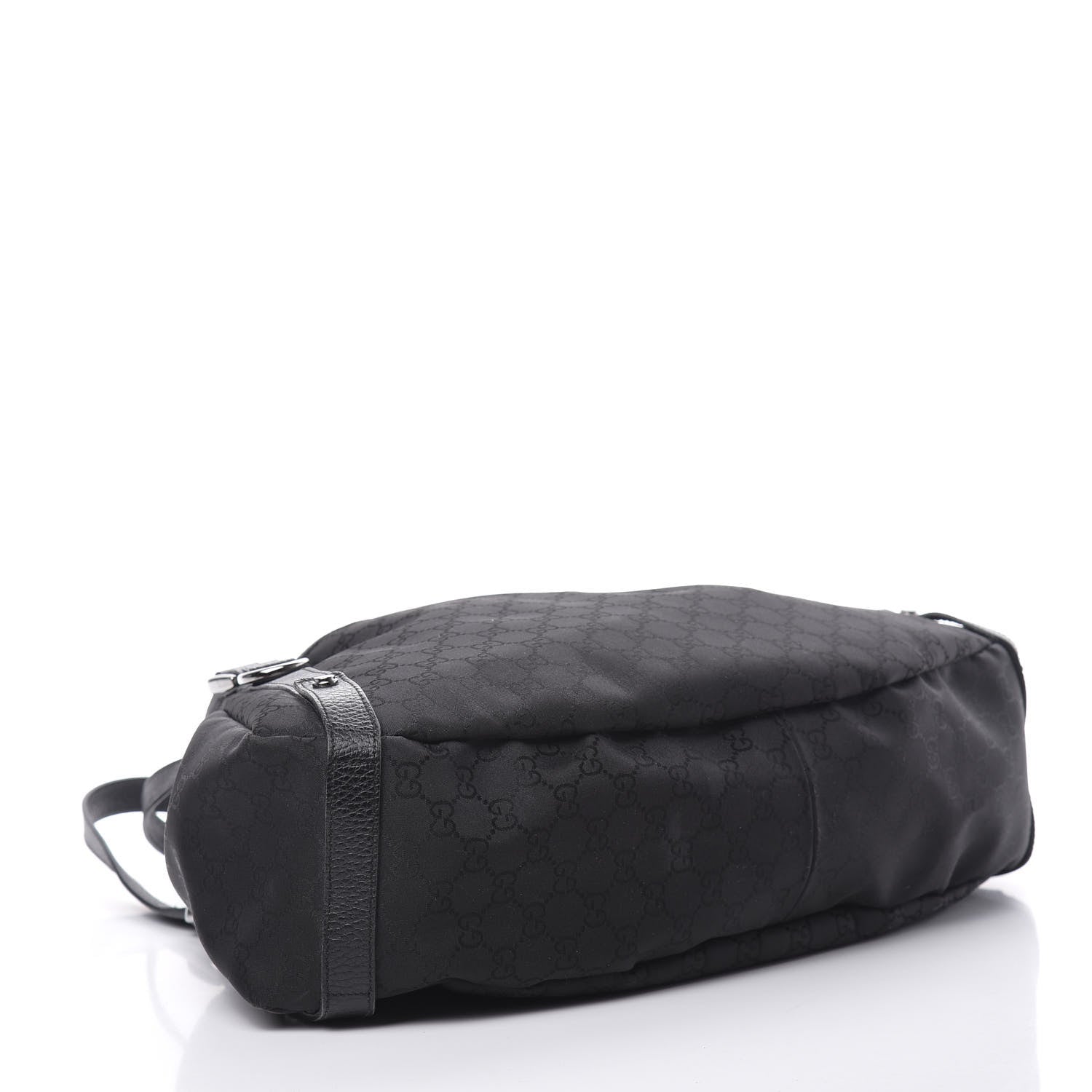 Gucci Nylon Monogram Medium Abbey Shoulder Bag Black 4 of 12