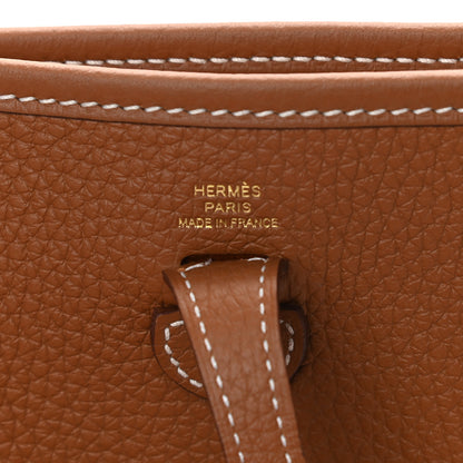 Hermes Taurillon Clemence Evelyne TPM Gold 6 of 9