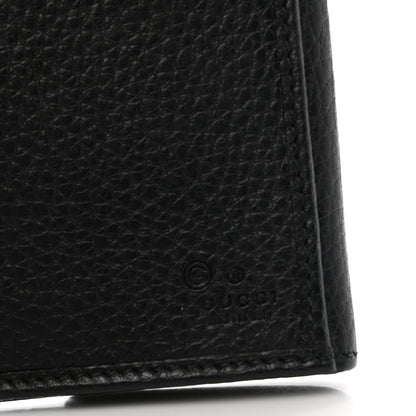 Gucci Pebbled Calfskin Continental Wallet Black 6 of 8