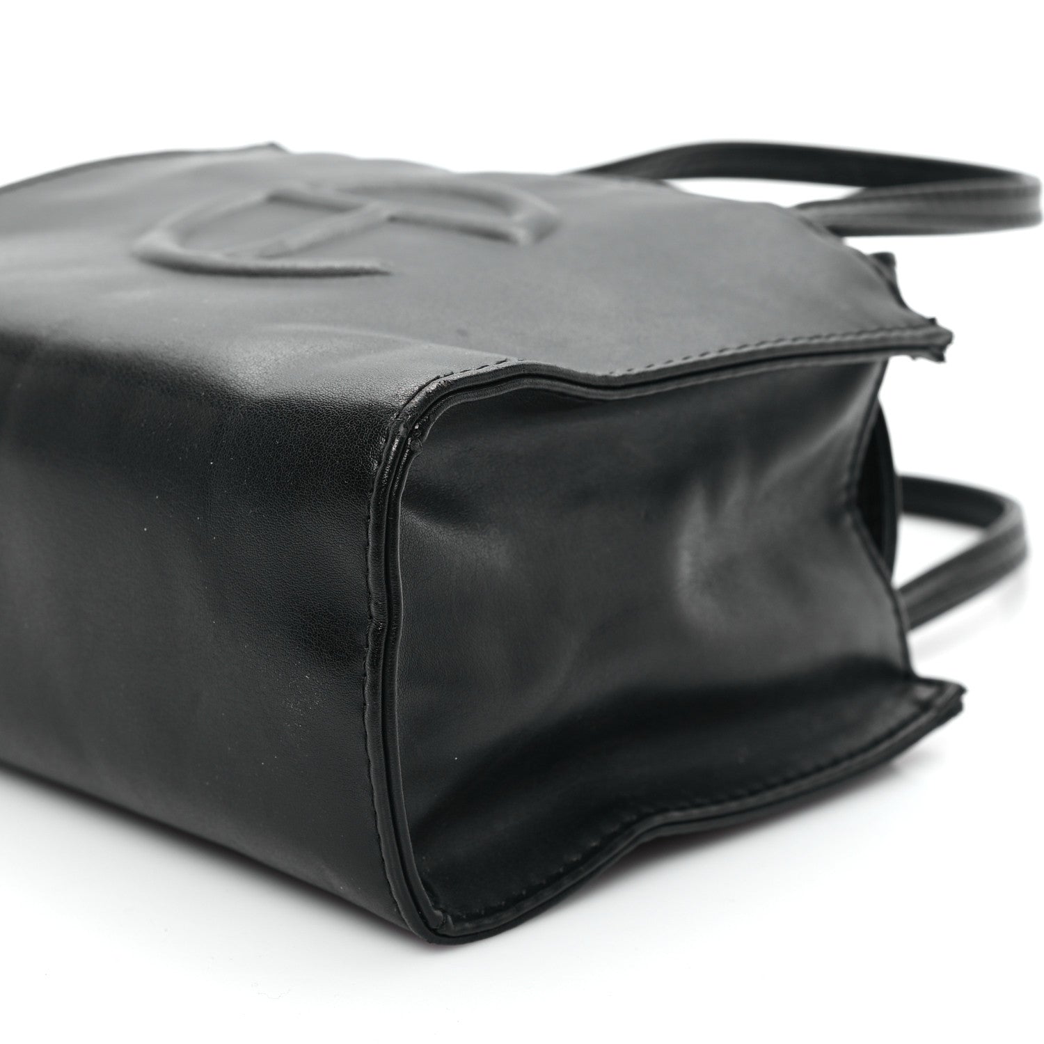 Telfar Vegan Leather Small Shopping Bag Black 10 of 11