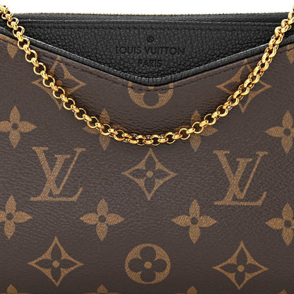Louis Vuitton Monogram Pallas Clutch Black 8 of 10