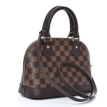 Louis Vuitton Damier Ebene Alma BB 3 of 8