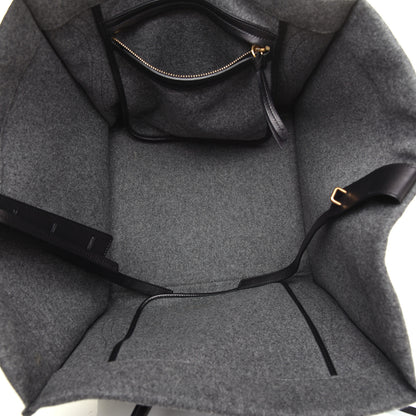 Celine Felt Medium Phantom Luggage Pearl Grey 5 of 9