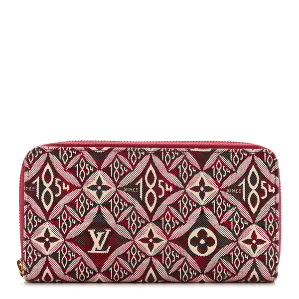Louis Vuitton Jacquard Since 1854 Zippy Wallet Bordeaux 1873281