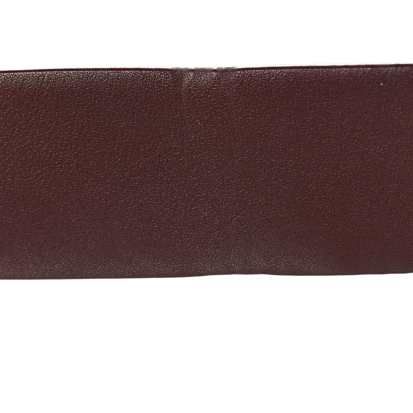 Calfskin CC Reversible Belt 90 Black Burgundy