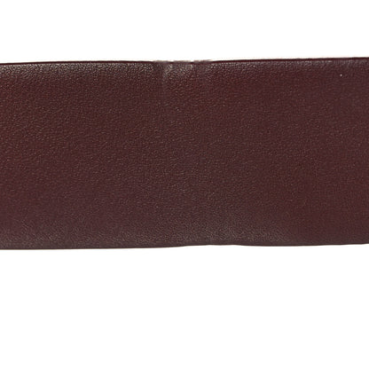 Chanel Calfskin CC Reversible Belt 90 Black Burgundy 6 of 7