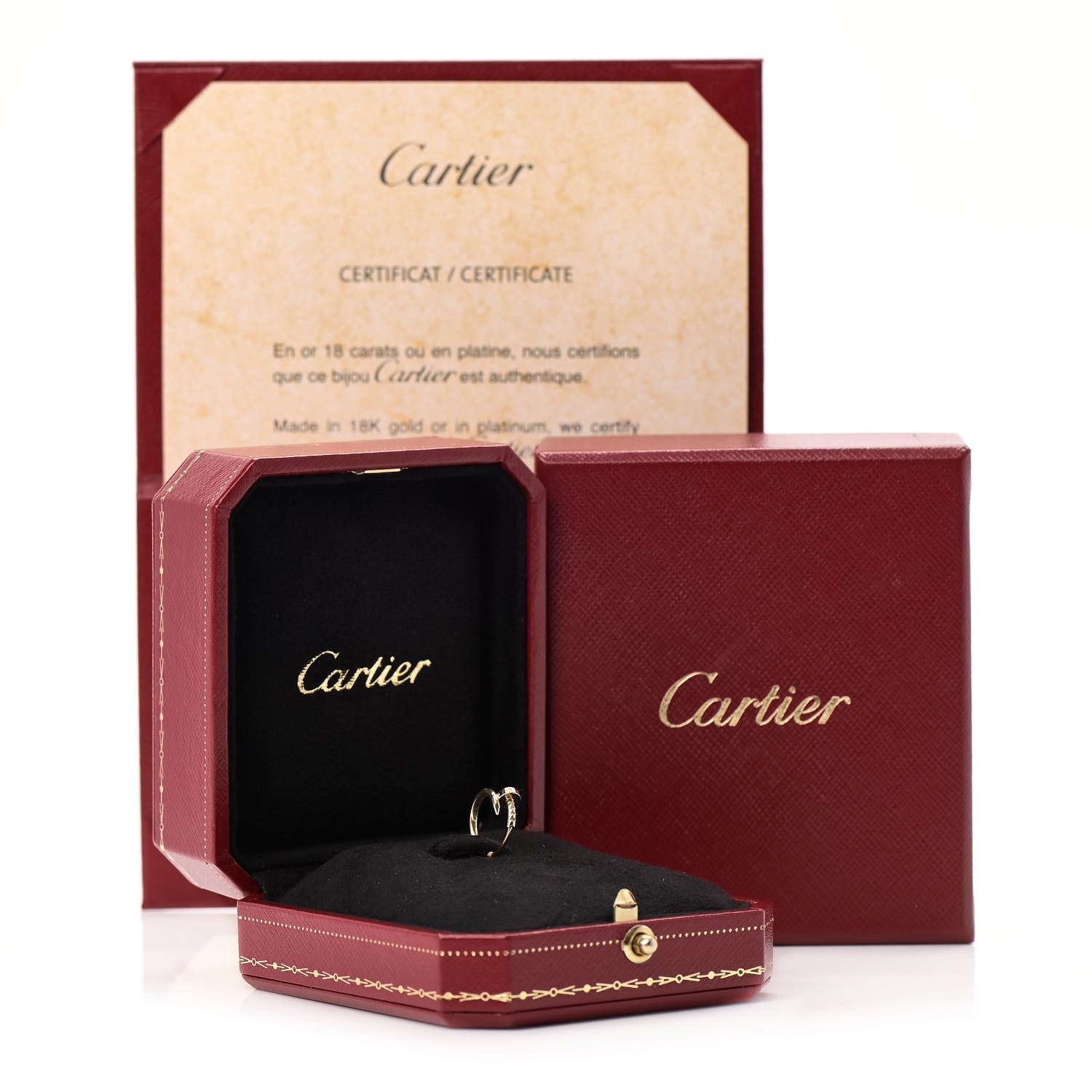 Cartier 18K Yellow Gold Juste Un Clou Single Hoop Earring 6 of 6